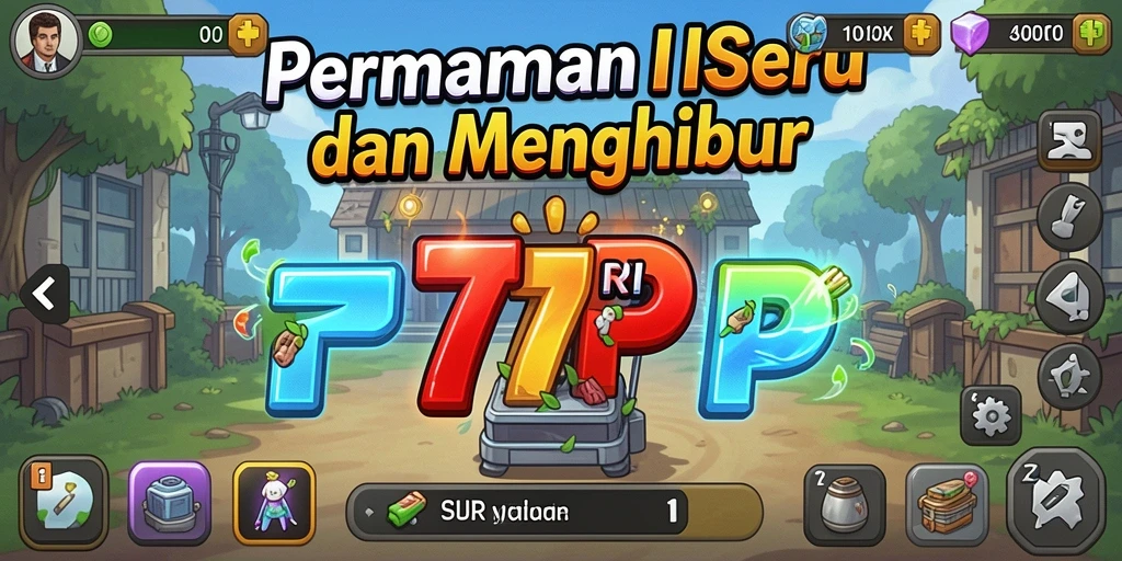 Tampilan gameplay seru dan interaktif dari 77RP.