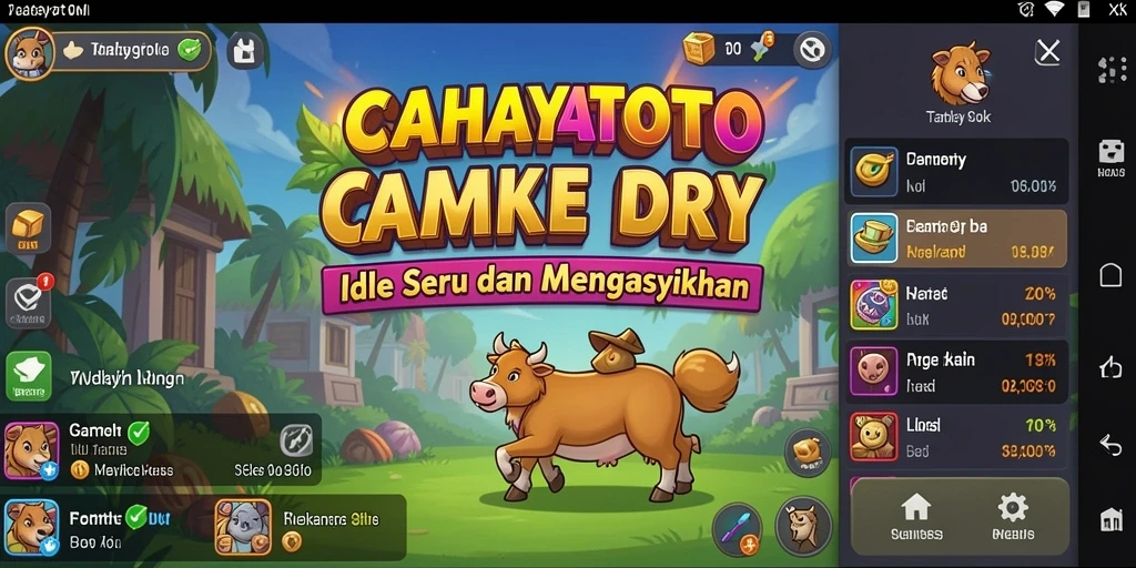 Screenshot menunjukkan gameplay seru dari CAHAYATOTO.