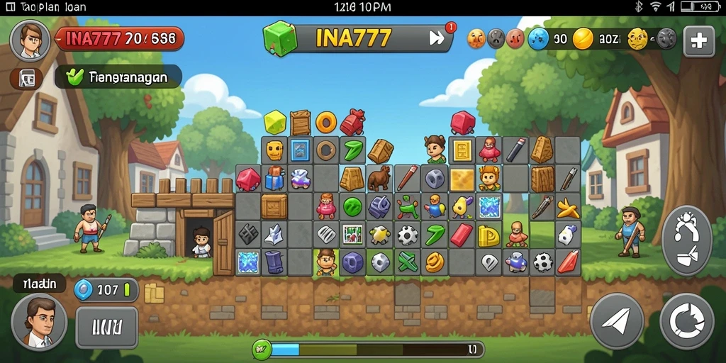 Tampilan gameplay <strong>INA777</strong> yang menyenangkan dan menantang.