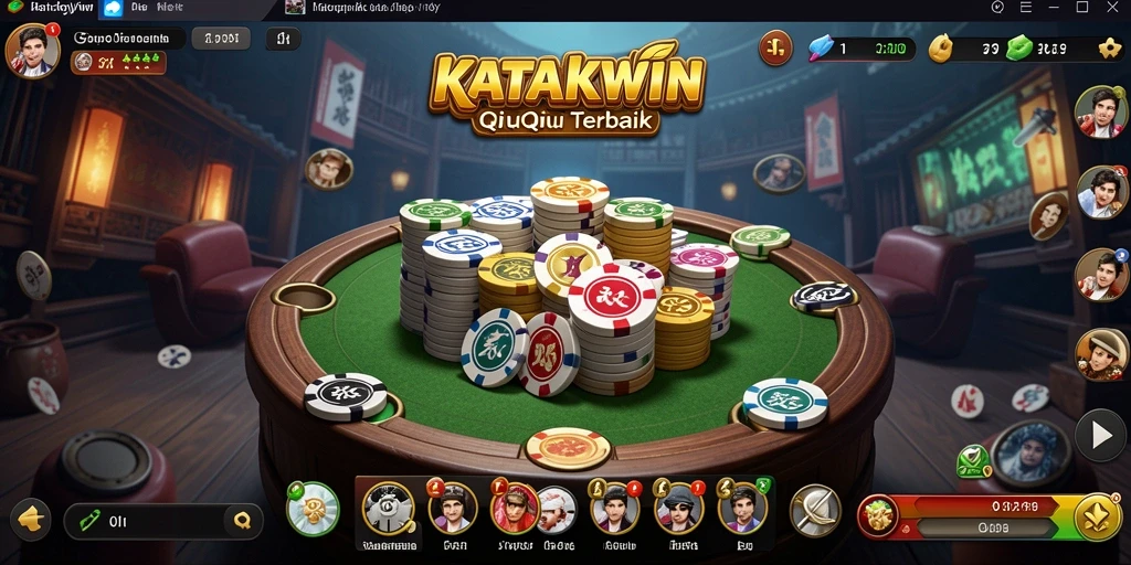 Screenshot gameplay menampilkan keseruan permainan QiuQiu.