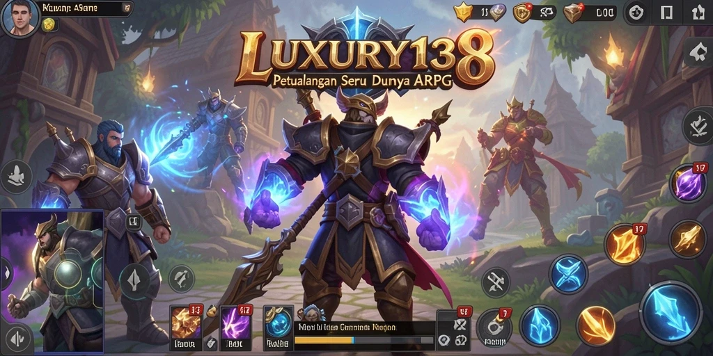Tampilan gameplay menarik dari LUXURY138 ARPG yang mendebarkan.