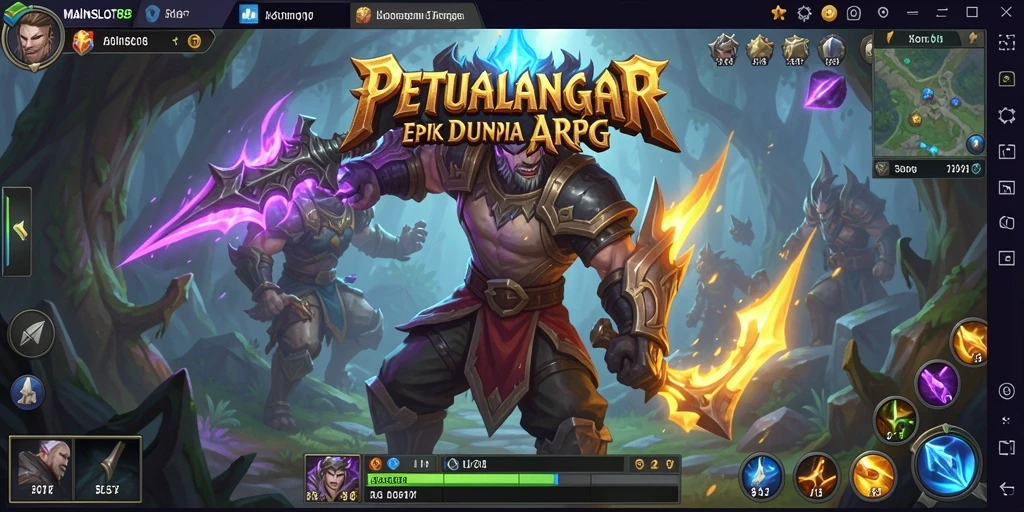 Tampilan gameplay MAINSLOT88 yang menegangkan dengan aksi pertempuran yang intens.