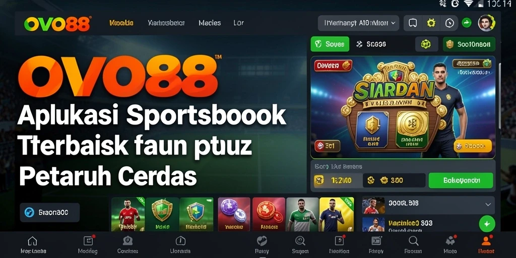 Tampilan gameplay menarik dari aplikasi OVO88 yang ramah pengguna.
