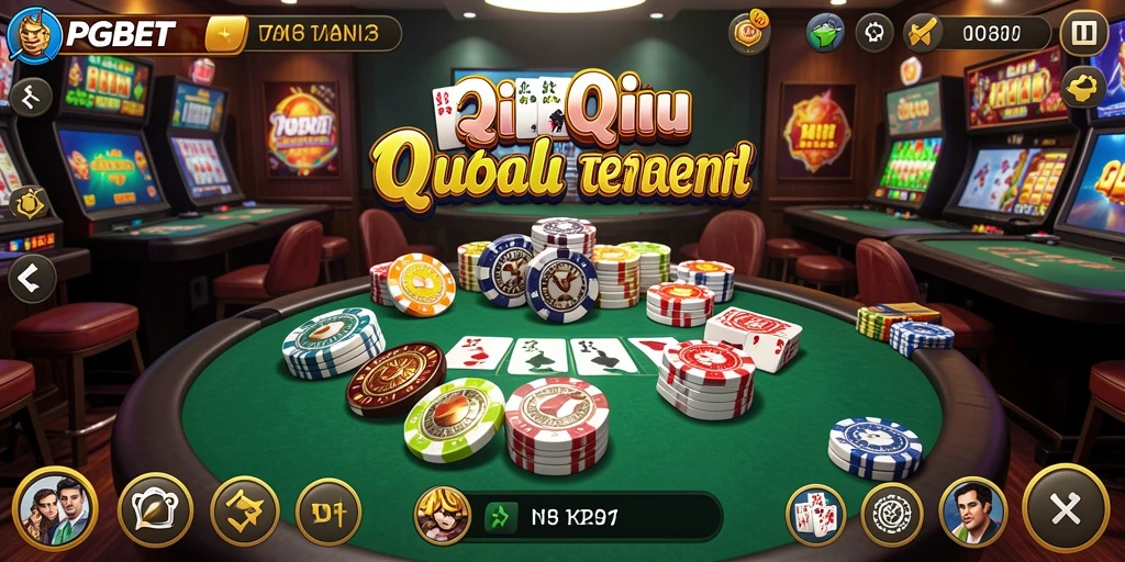 Tangkapan layar gameplay QiuQiu di PGBET yang menegangkan.