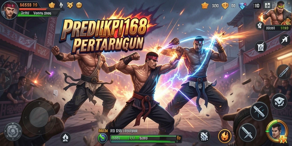 Tangkapan layar menampilkan aksi mendebarkan dalam PREDIKSI168.
