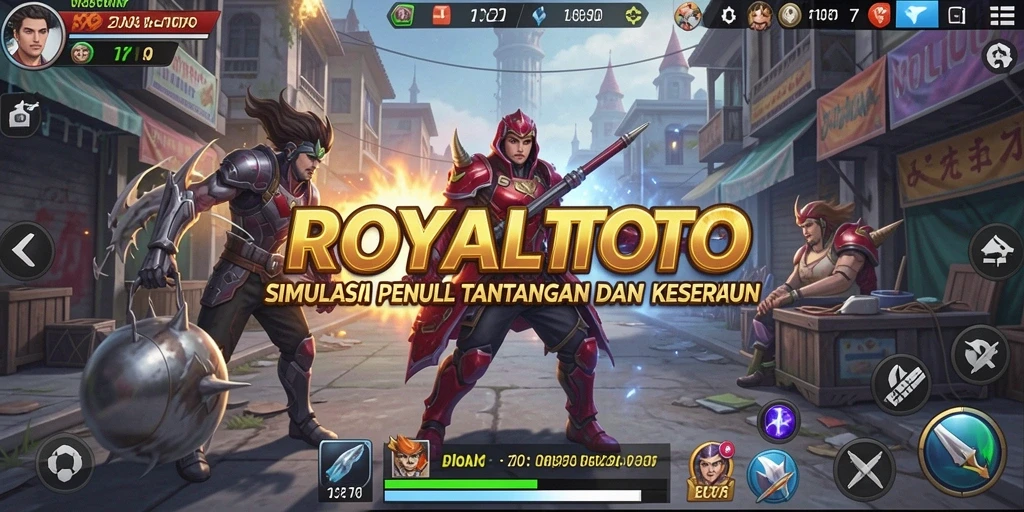 Screenshot utama ROYALTOTO menampilkan gameplay simulation yang menarik dan interaktif.