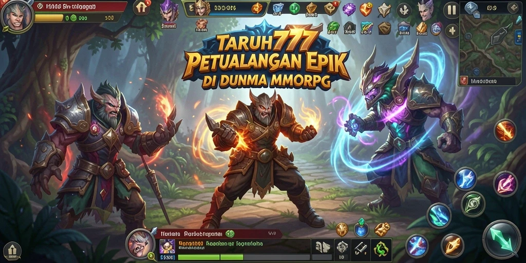 Tampilan gameplay TARUH777 yang epik dan menakjubkan.