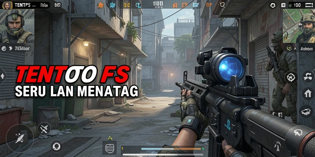 TENTOTO menawarkan gameplay FPS yang menegangkan dan seru.