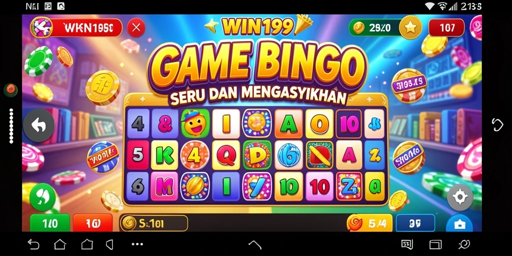 Tampilan gameplay seru di WIN199, nikmati Bingo dengan teman-teman.