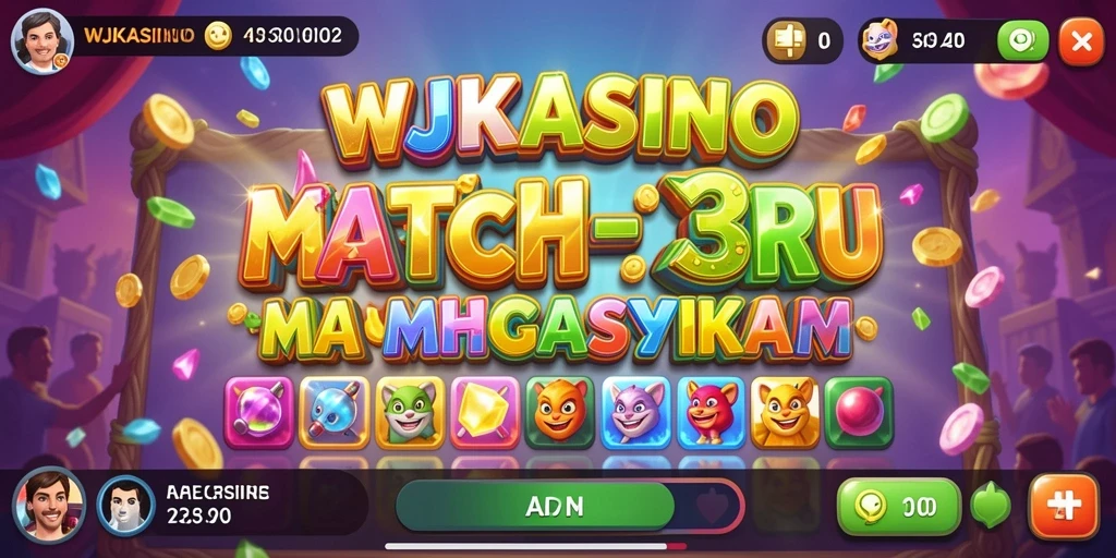 Tampilan permainan WJKASINO yang seru dan penuh warna.