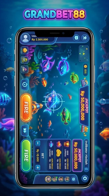 Tampilan antarmuka aplikasi grandbet88 yang menarik.